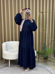 ZERDA ELBİSE LACİVERT