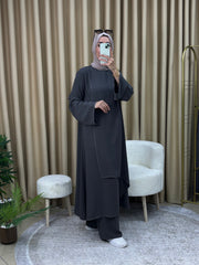 GAMZEM TUNİK PANTOLON TAKIM ANTRASİT