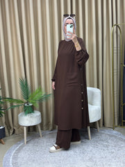 HEM SPOR HEM ŞIK TAKIM KAHVERENGİ