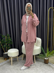 DESENLİ GÖMLEK TAKIM GÜLKURUSU