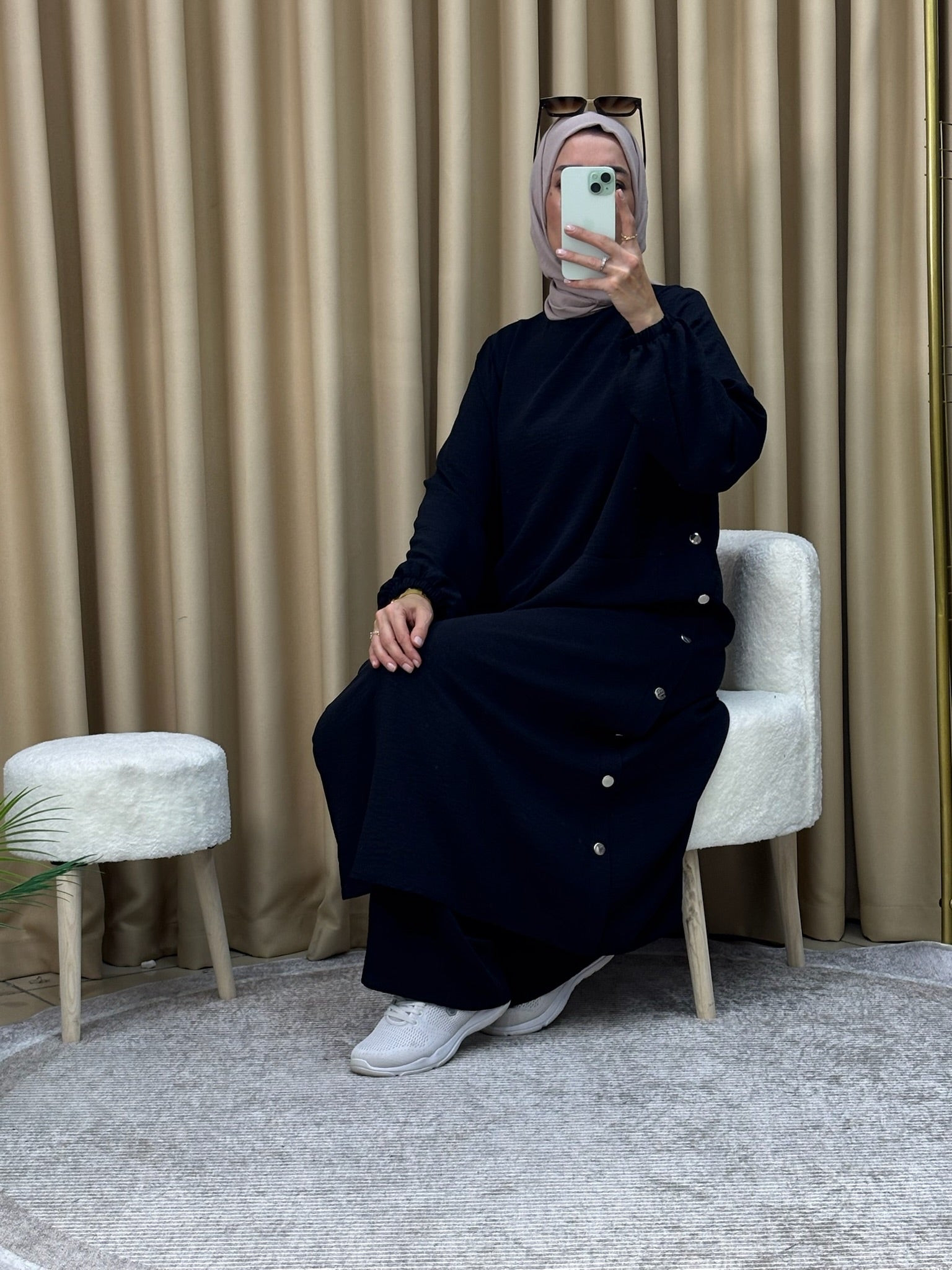 HEM SPOR HEM ŞIK TAKIM SİYAH