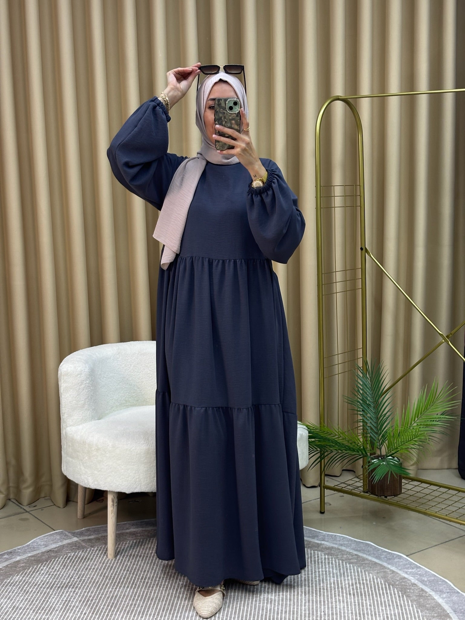 ZERDA ELBİSE ANTRASİT