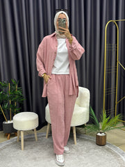 DESENLİ GÖMLEK TAKIM GÜLKURUSU