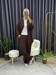 GÖMLEK TAKIM KAHVERENGİ