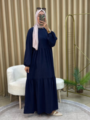 ZERDA ELBİSE LACİVERT