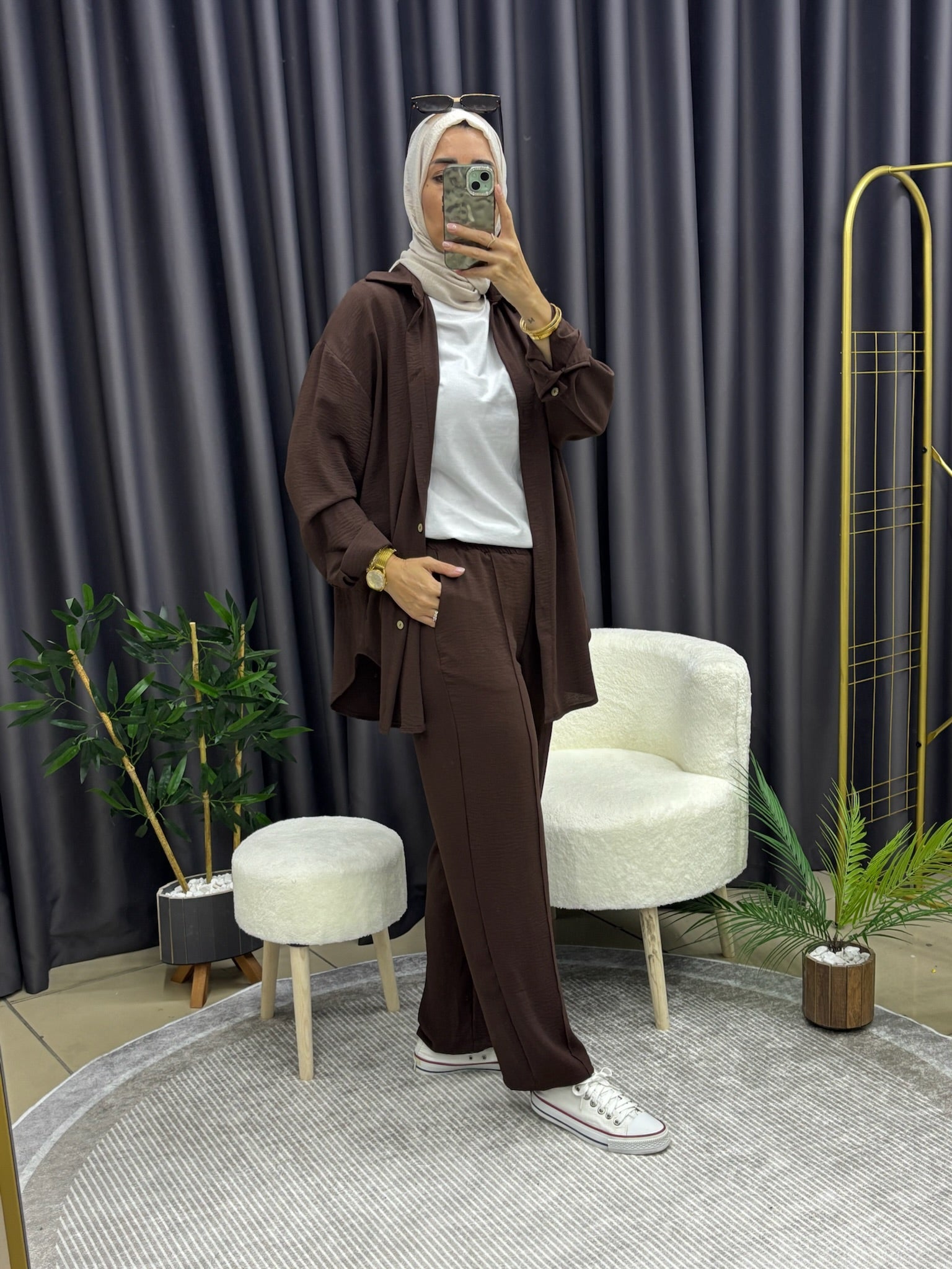 GÖMLEK TAKIM İNDİGO MAVİ