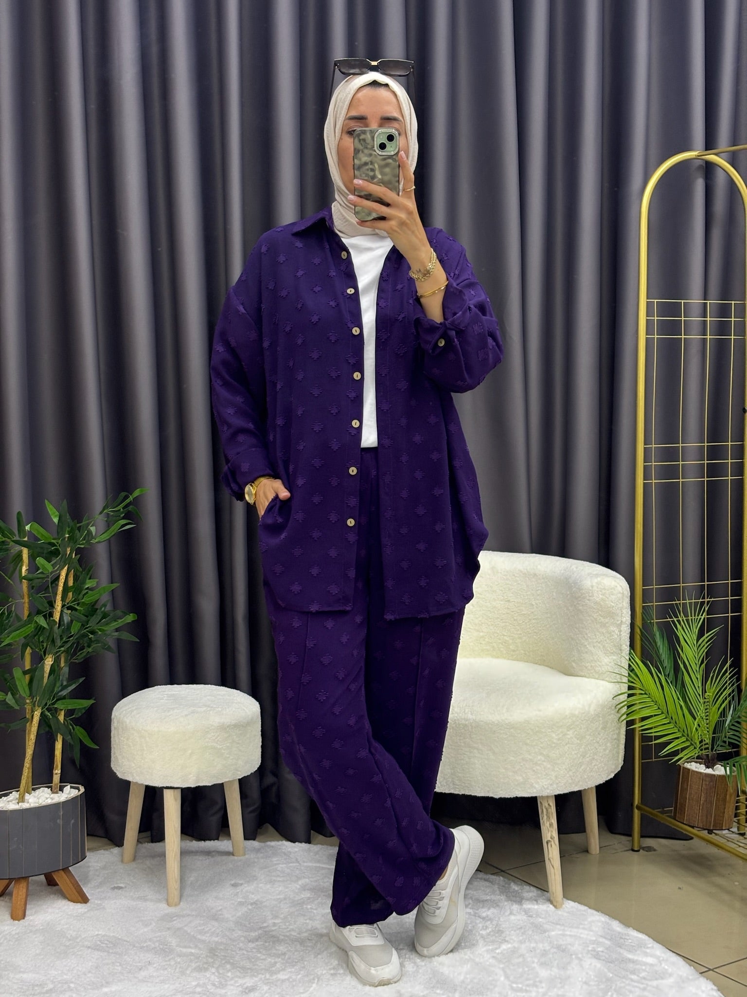 DESENLİ GÖMLEK TAKIM GÜLKURUSU