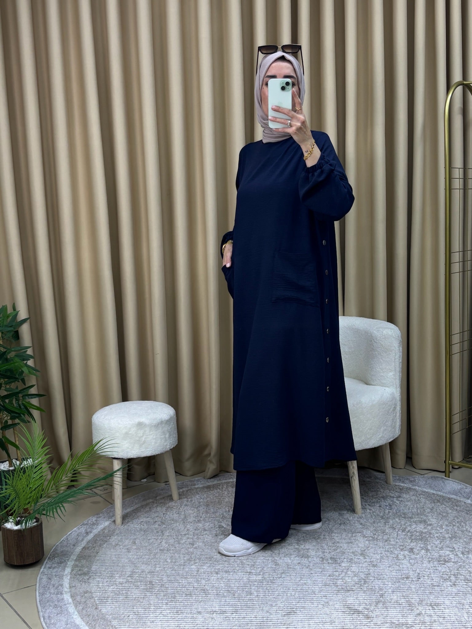 HEM SPOR HEM ŞIK TAKIM LACİVERT