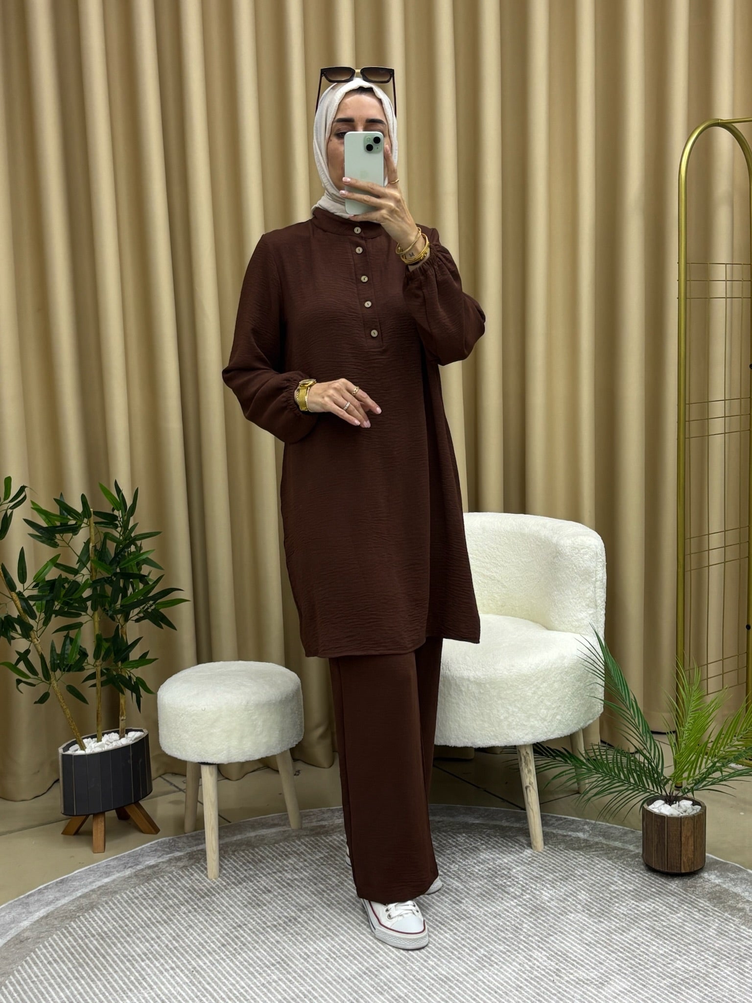 TUNİK PANTOLON TAKIM MÜRDÜM