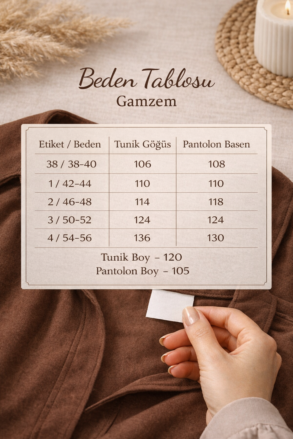 GAMZEM TUNİK PANTOLON TAKIM