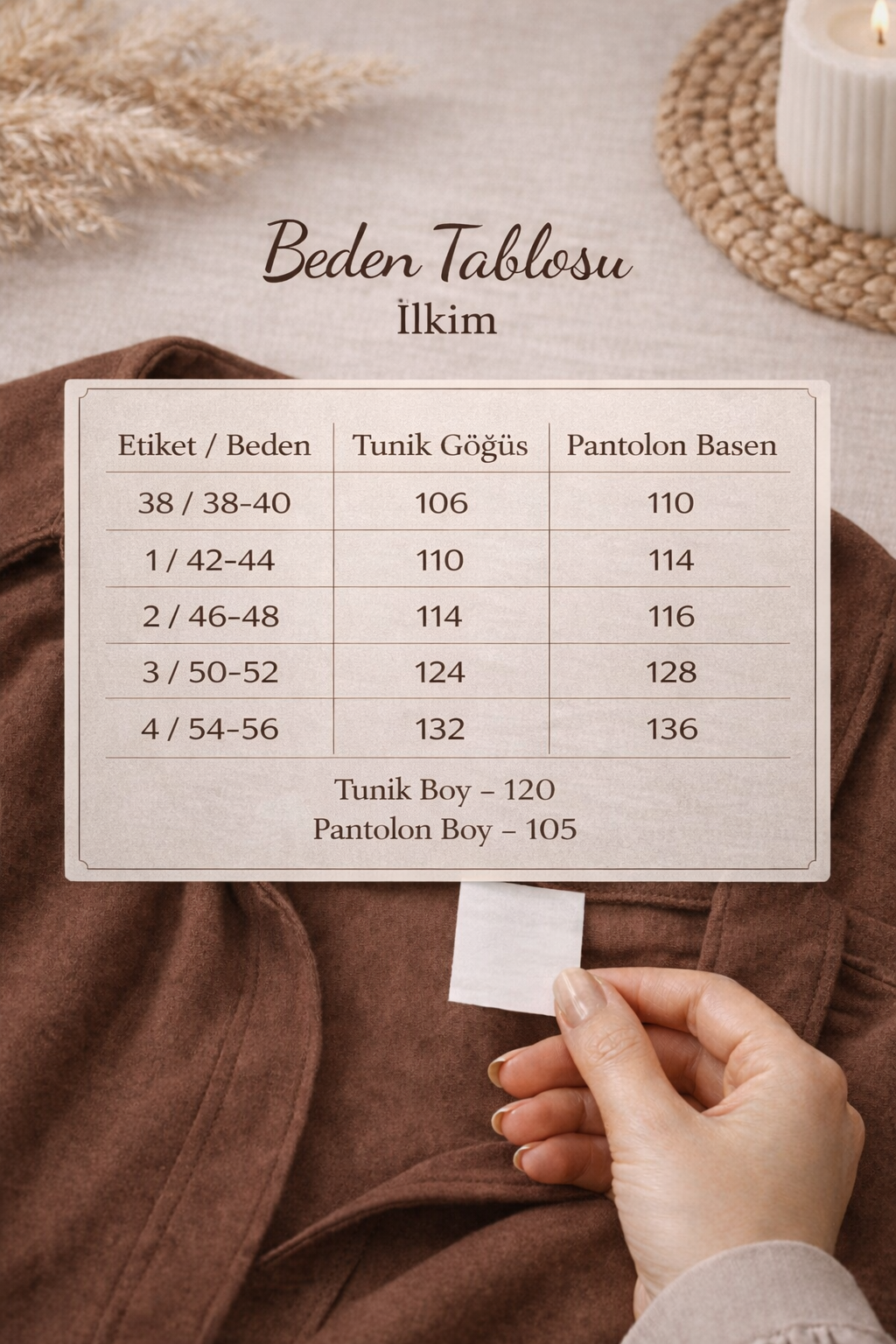 İLKİM ÖZEL TASARIM TUNİK TAKIM