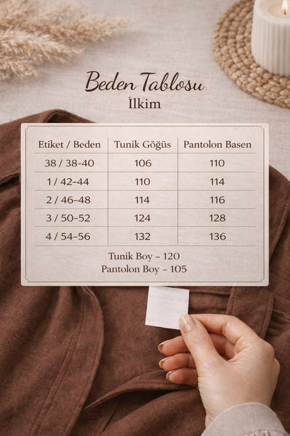 İLKİM ÖZEL TASARIM TUNİK TAKIM